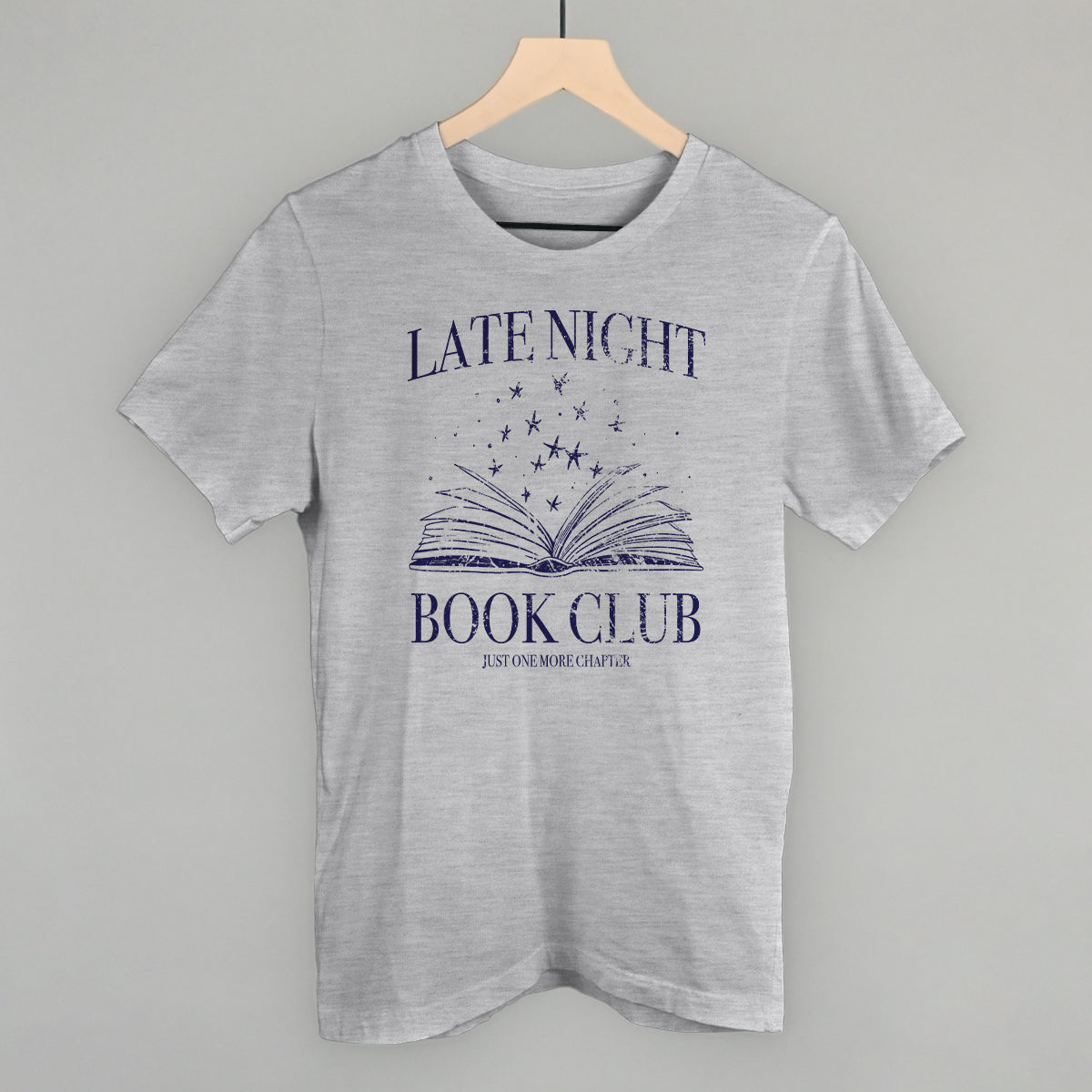 Late Night Book Club Funny T-Shirt in Athletic Heather – Ivy + Cloth
