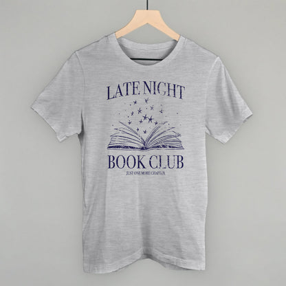Late Night Book Club Funny T-Shirt in Athletic Heather – Ivy + Cloth