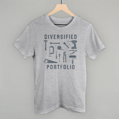 Diversified Portfolio Tools graphic tee in Athletic Heather