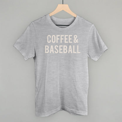 Coffee & Baseball Funny T-Shirt in Athletic Heather – Ivy + Cloth
