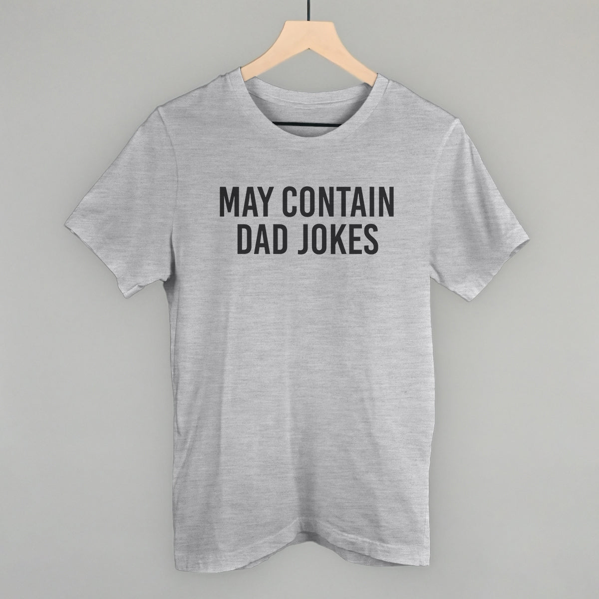 May Contain Dad Jokes graphic tee in Athletic Heather