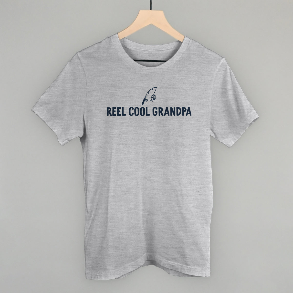 Reel Cool Grandpa Funny T-Shirt in Athletic Heather – Ivy + Cloth