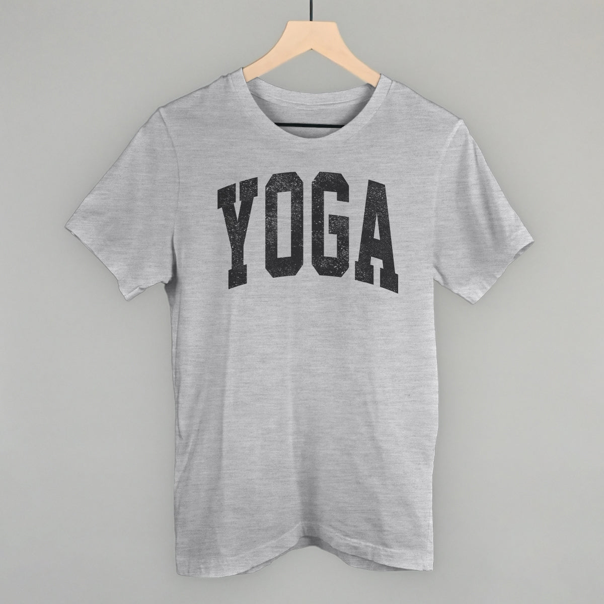 Yoga Arch Funny T-Shirt in Athletic Heather – Ivy + Cloth