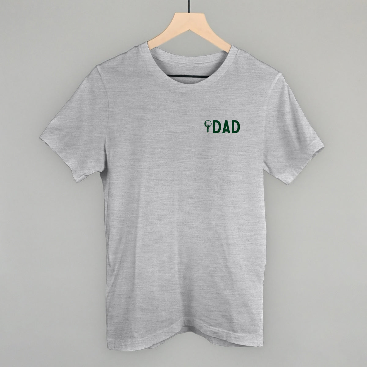 Golf Dad graphic tee in Athletic Heather