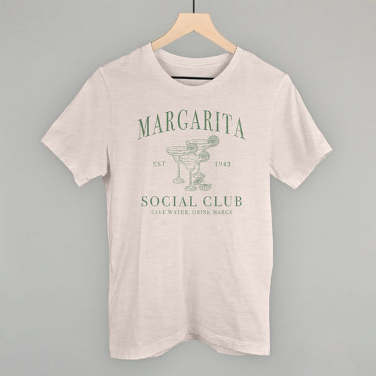 Margarita Social Club Funny T-Shirt in Heather Cement – Ivy + Cloth
