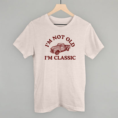 I'm Not Old I'm Classic Truck graphic tee in Heather Cement