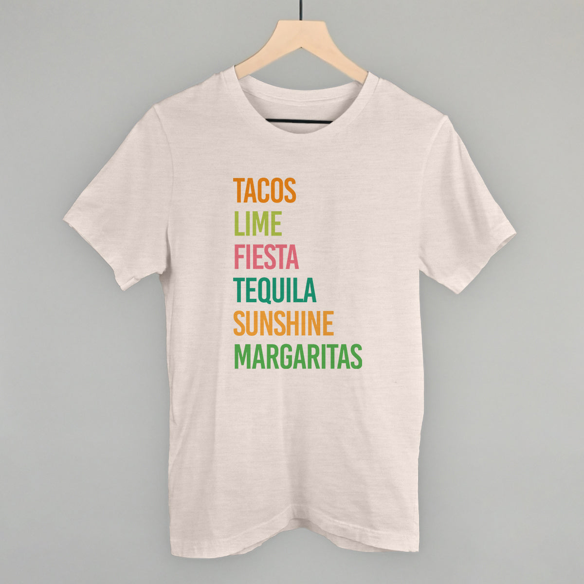 Tacos, Lime, Fiesta, Etc. Funny T-Shirt in Heather Cement – Ivy + Cloth