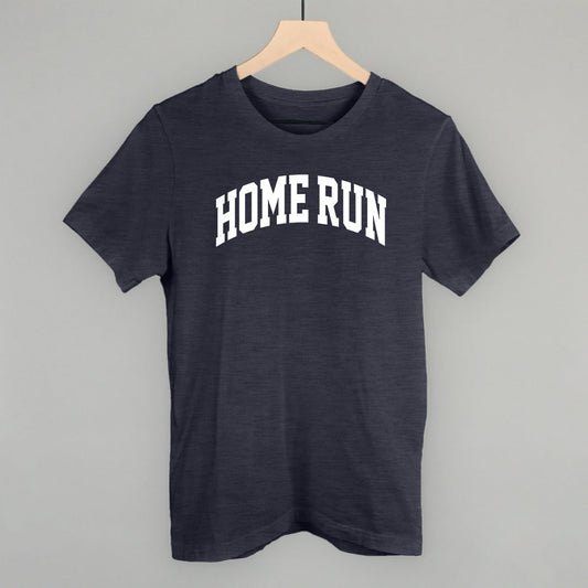 Home Run Arch Funny T-Shirt in Heather Navy – Ivy + Cloth
