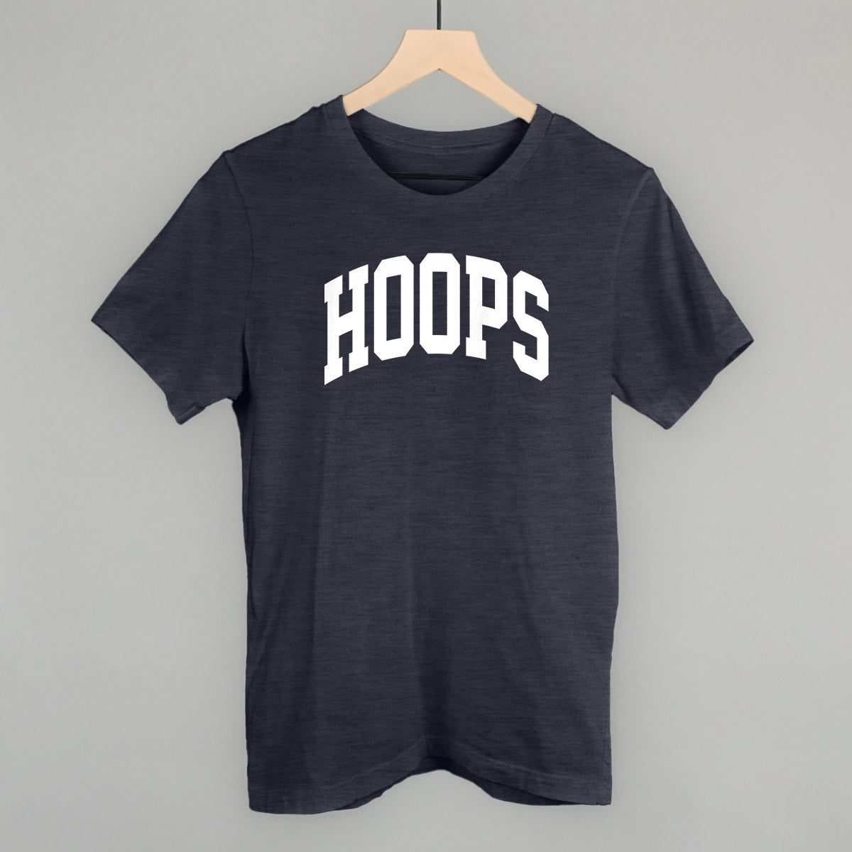 Hoops Arch Funny T-Shirt in Heather Navy – Ivy + Cloth