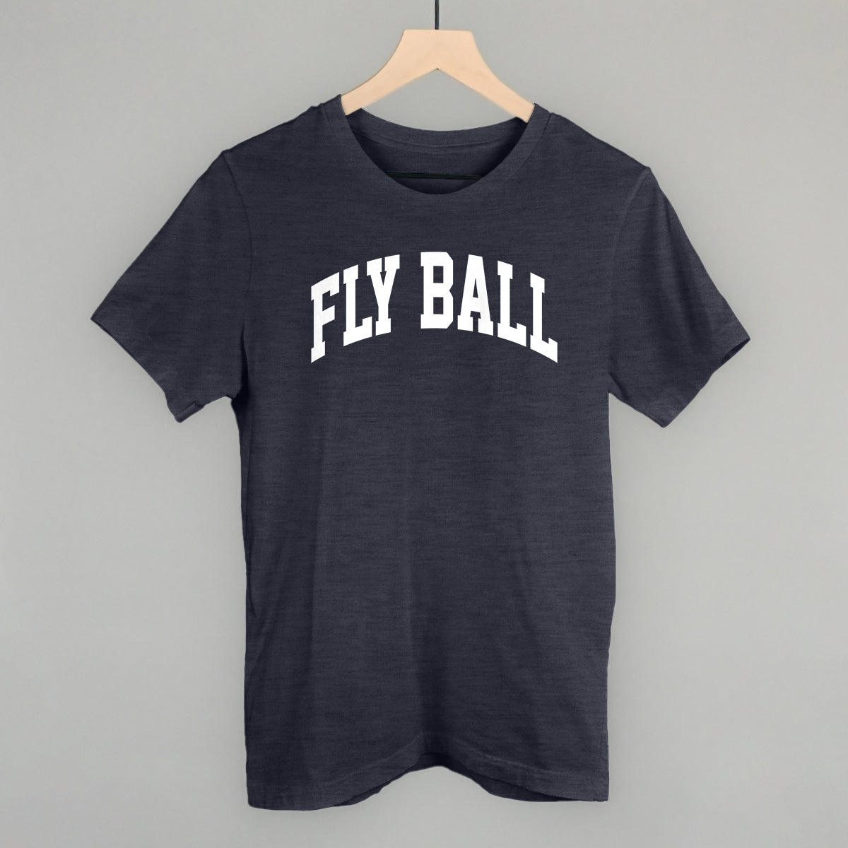 Fly Ball Arch Funny T-Shirt in Heather Navy – Ivy + Cloth