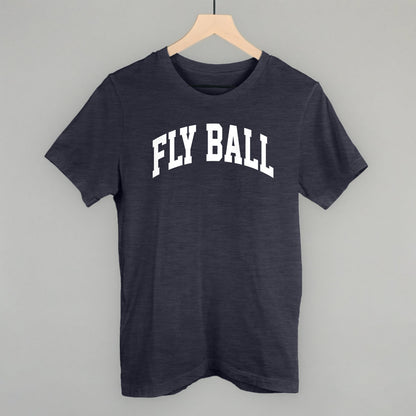 Fly Ball Arch Funny T-Shirt in Heather Navy – Ivy + Cloth