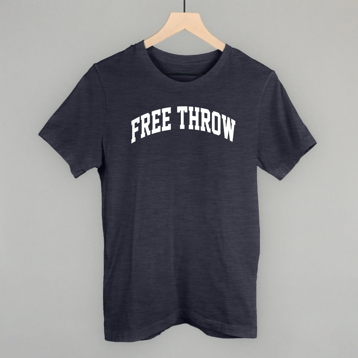 Free Throw Arch Funny T-Shirt in Heather Navy – Ivy + Cloth