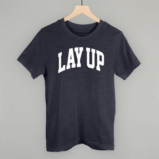 Lay Up Arch Funny T-Shirt in Heather Navy – Ivy + Cloth