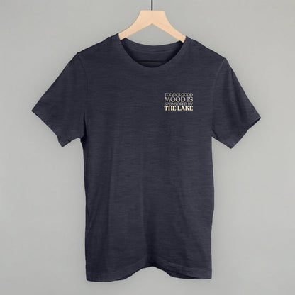 Good Mood Sponsored By The Lake graphic tee in Heather Navy