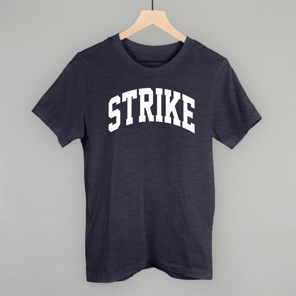 Strike Arch Funny T-Shirt in Heather Navy – Ivy + Cloth
