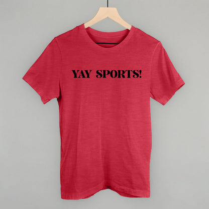 Yay Sports Funny T-Shirt in Heather Red – Ivy + Cloth
