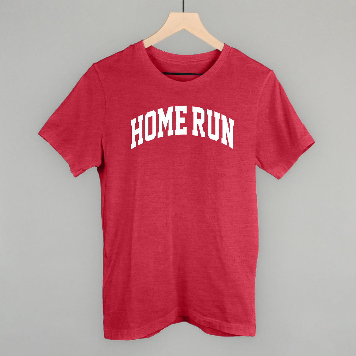 Home Run Arch Funny T-Shirt in Heather Red – Ivy + Cloth