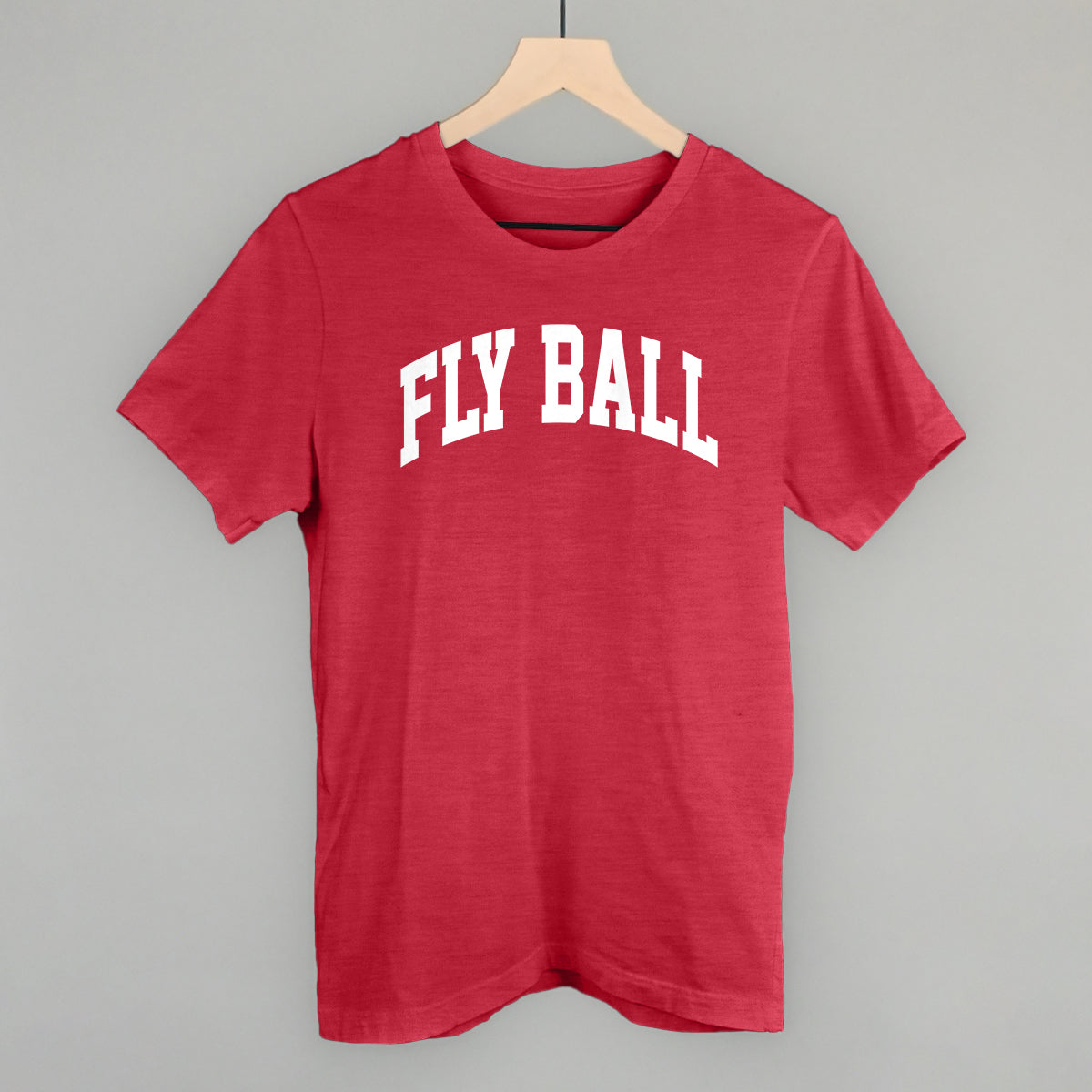 Fly Ball Arch Funny T-Shirt in Heather Red – Ivy + Cloth