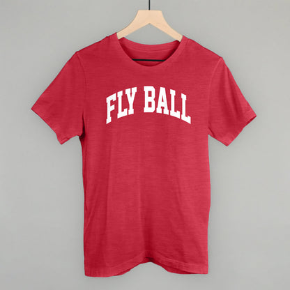 Fly Ball Arch Funny T-Shirt in Heather Red – Ivy + Cloth