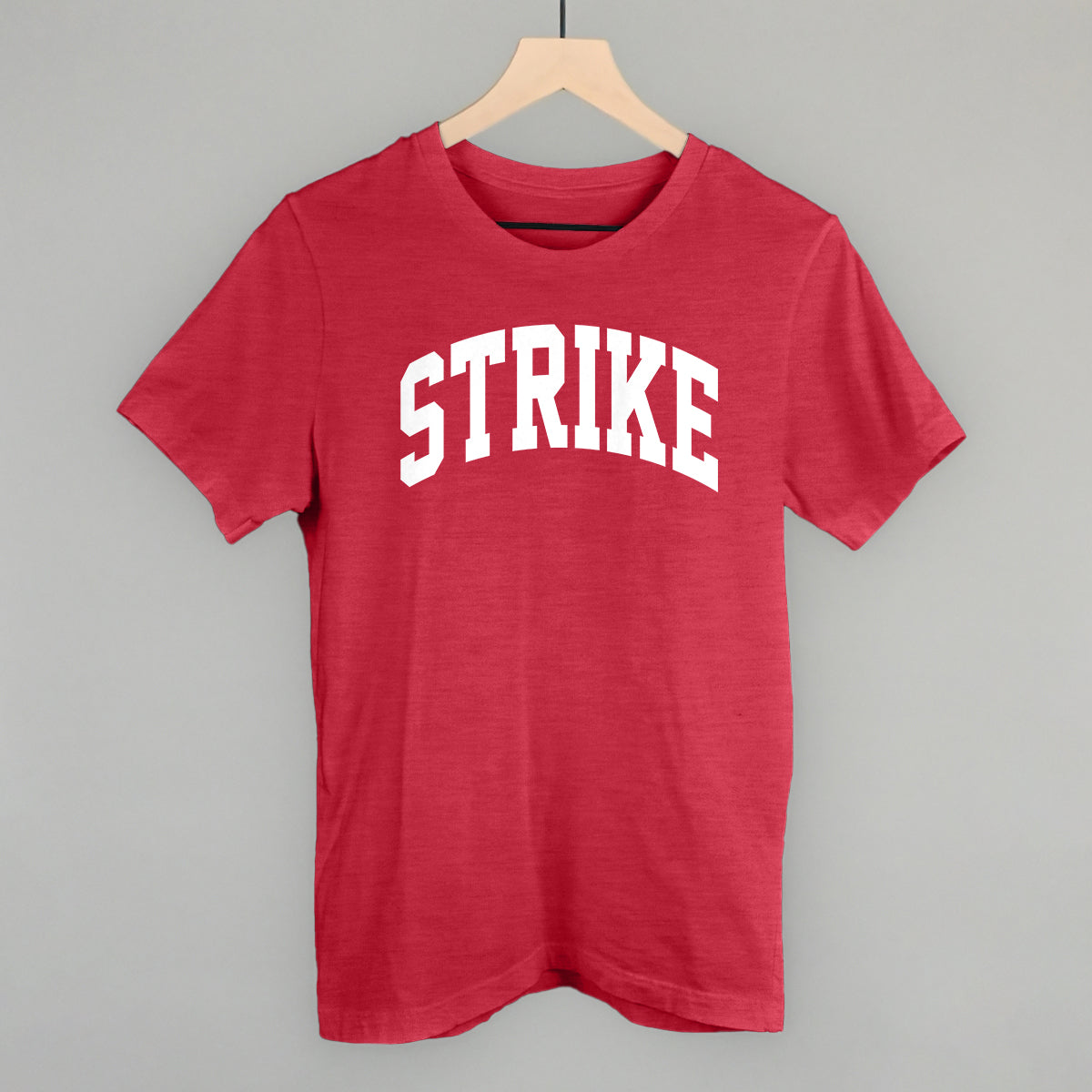 Strike Arch Funny T-Shirt in Heather Red – Ivy + Cloth