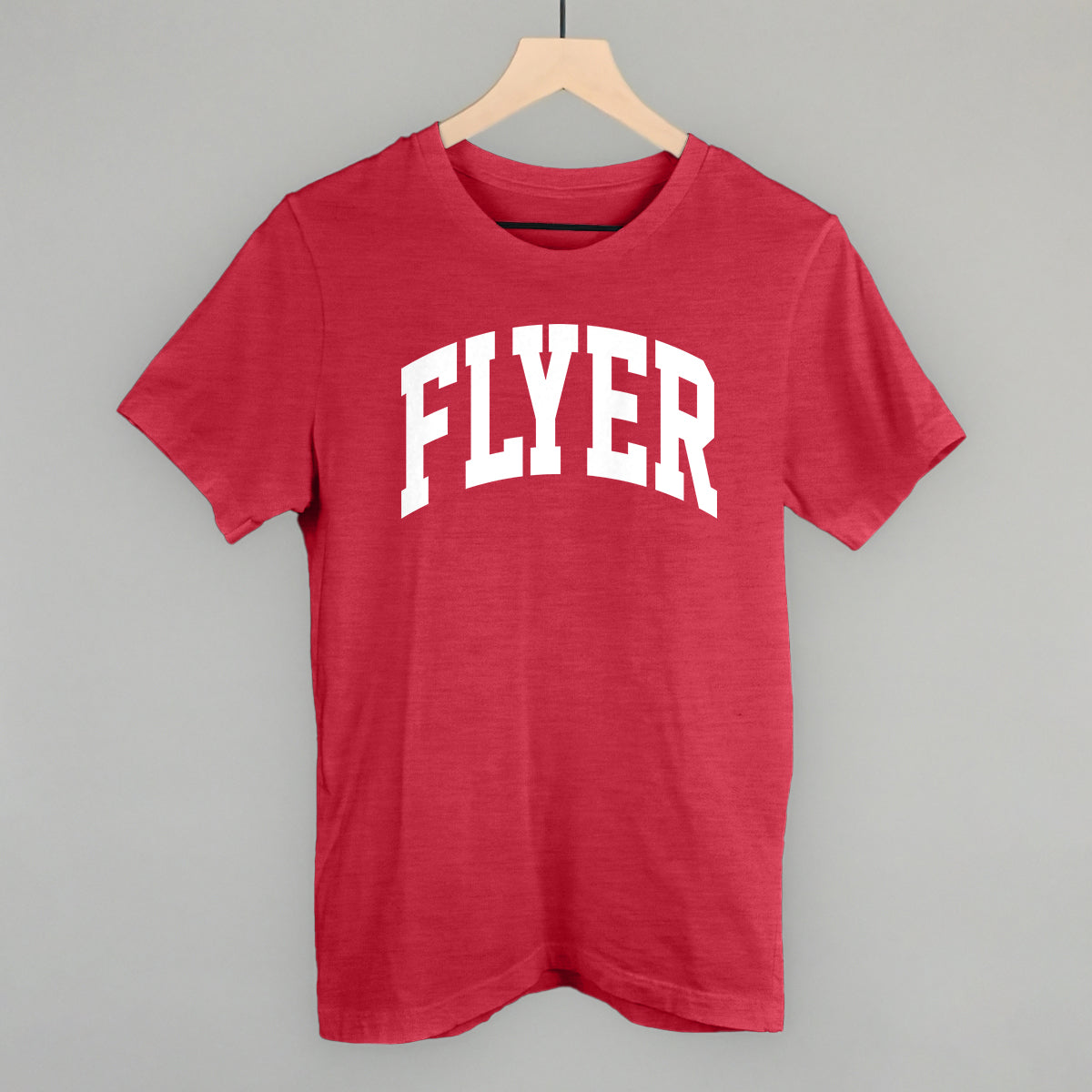 Flyer Arch Funny T-Shirt in Heather Red – Ivy + Cloth