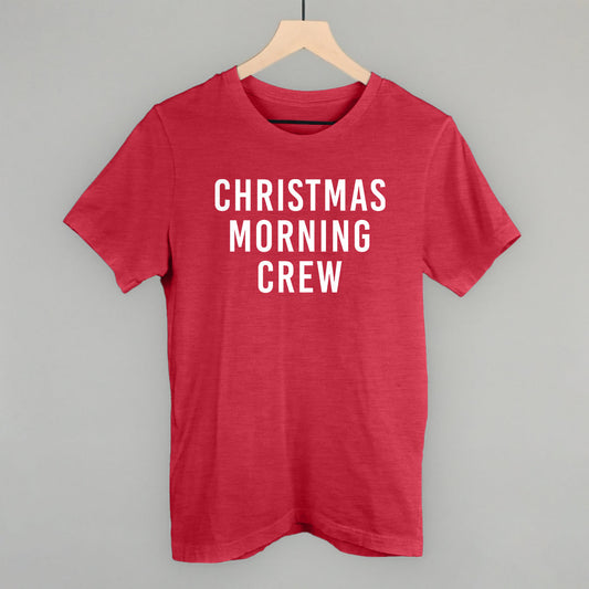 Christmas Morning Crew Funny T-Shirt in Heather Red – Ivy + Cloth