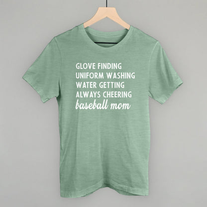 Baseball Mom Description Funny T-Shirt in Heather Sage – Ivy + Cloth