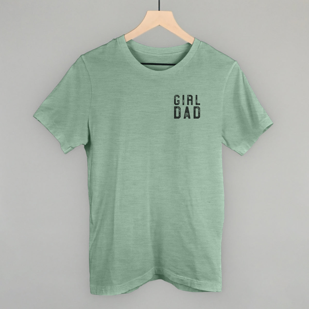 Girl Dad graphic tee in Heather Sage