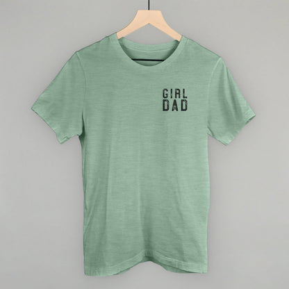 Girl Dad graphic tee in Heather Sage