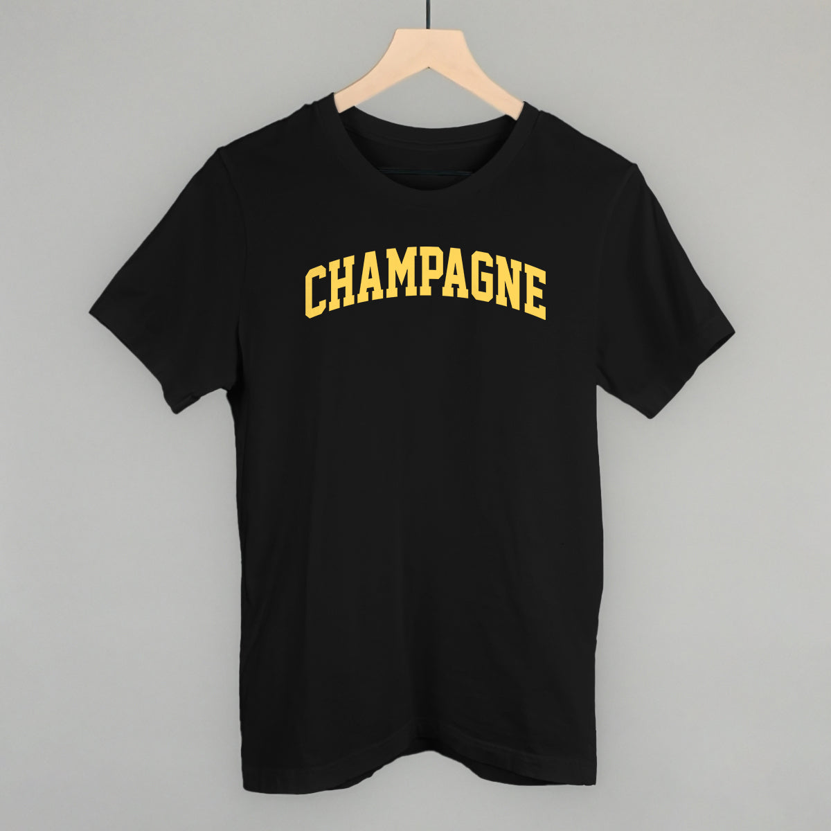 Champagne Arch Funny T-Shirt in Black – Ivy + Cloth