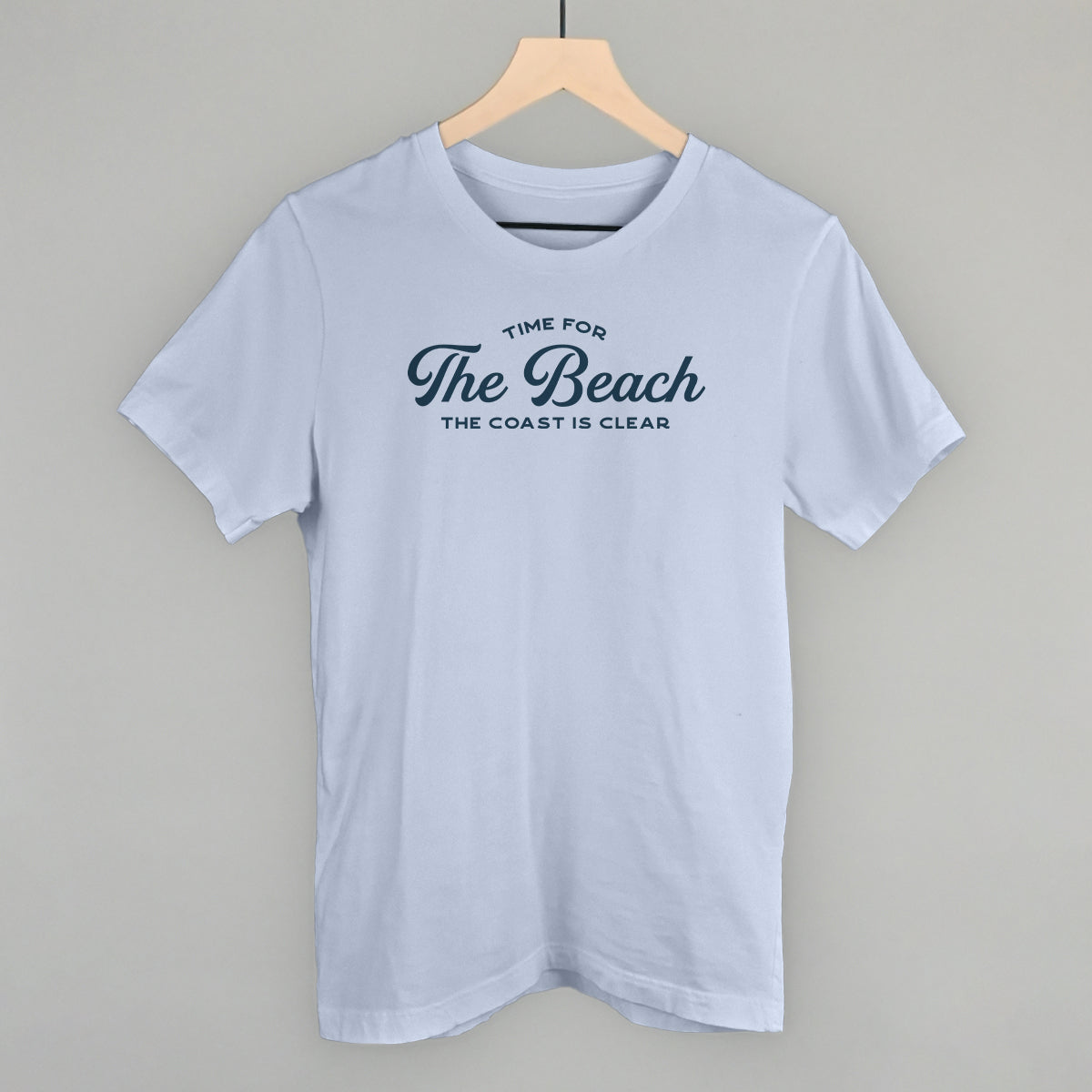 Time For The Beach Funny T-Shirt in Light Blue – Ivy + Cloth