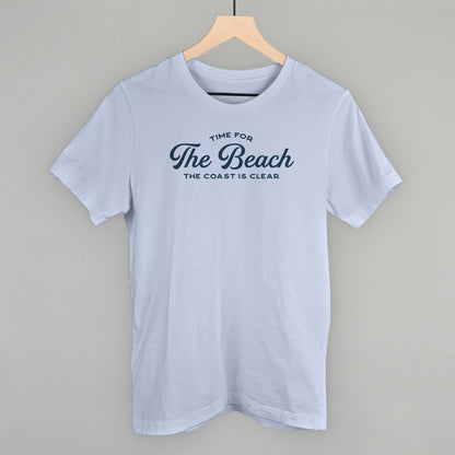 Time For The Beach Funny T-Shirt in Light Blue – Ivy + Cloth
