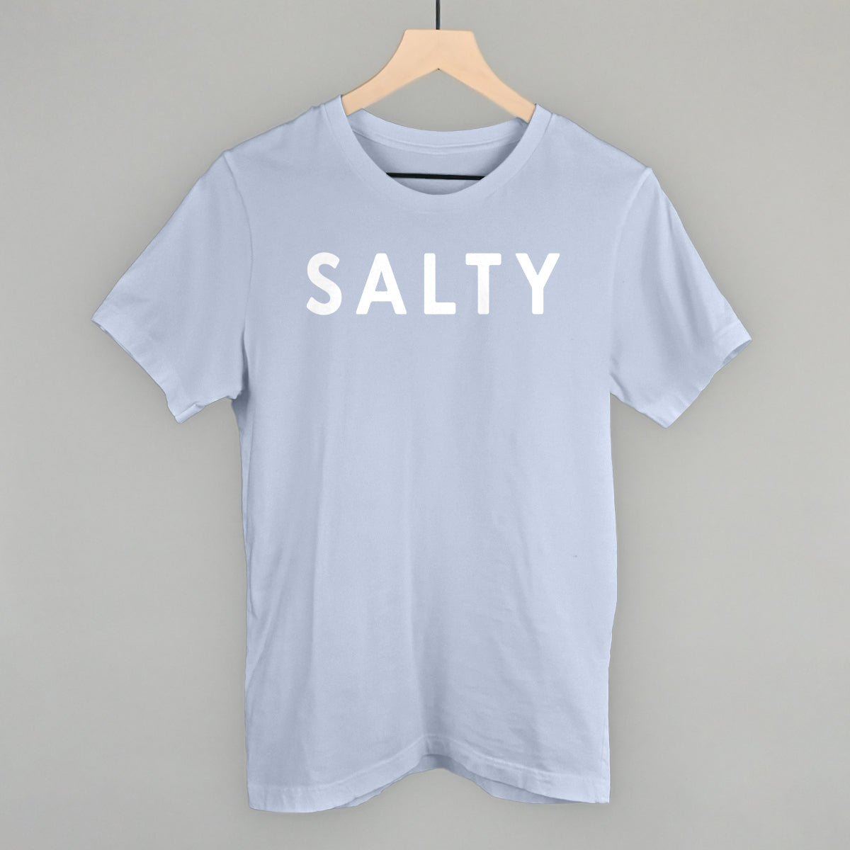 Salty Beach graphic tee in Light Blue