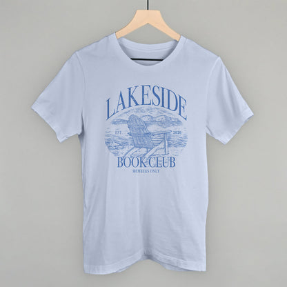 Lakeside Book Club graphic tee in Light Blue