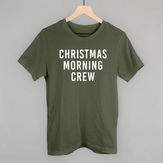 Christmas Morning Crew Funny T-Shirt in Military Green – Ivy + Cloth