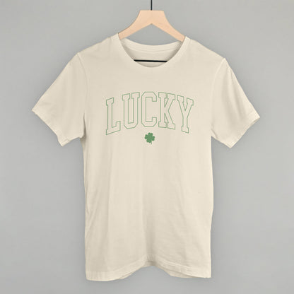 Lucky Clover (Collegiate) Funny T-Shirt in Natural – Ivy + Cloth