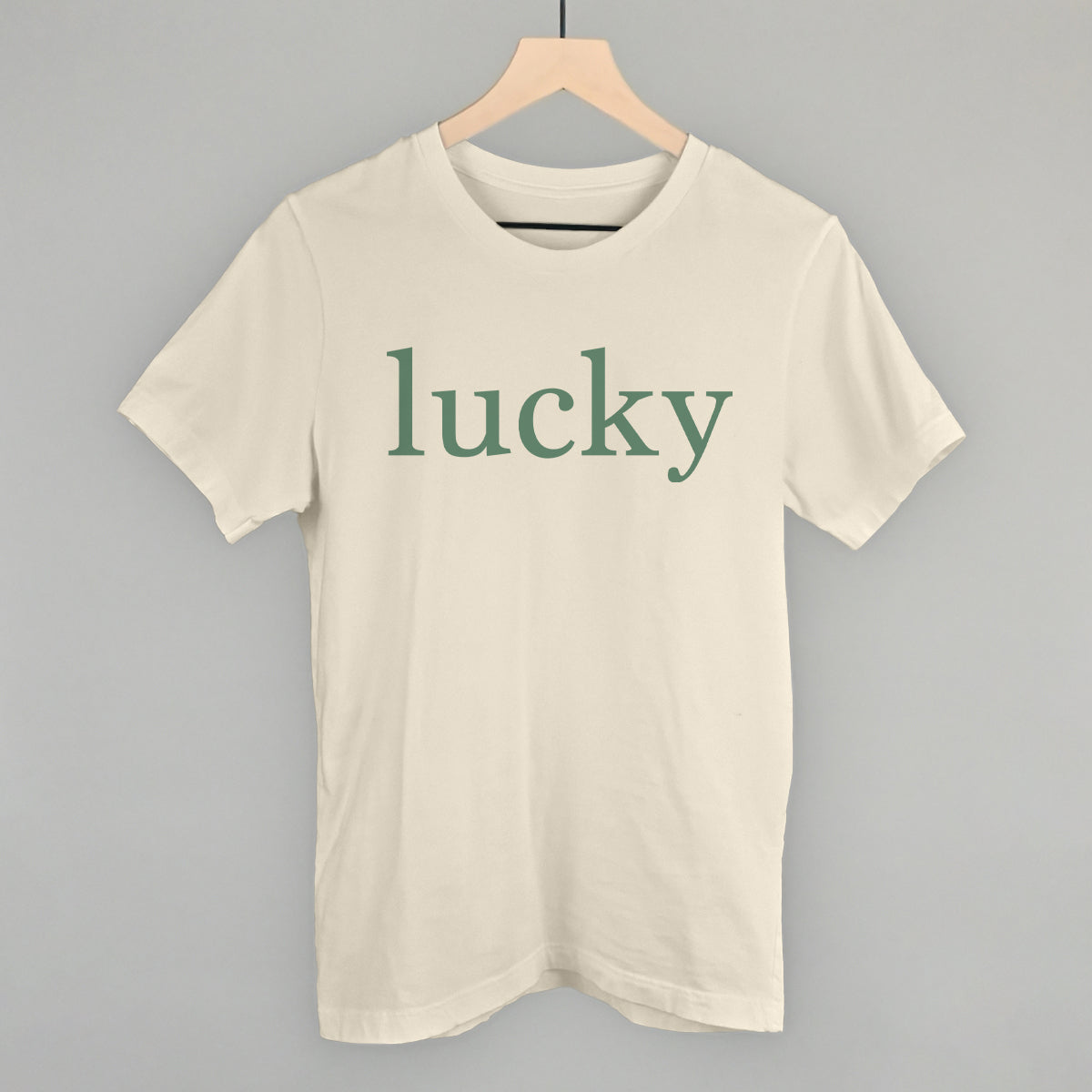 Lucky Funny T-Shirt in Natural – Ivy + Cloth