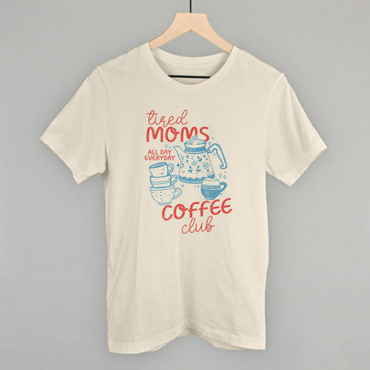 Tired Moms Coffee Club Doodle Funny T-Shirt in Natural – Ivy + Cloth