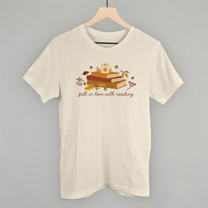 Fall In Love With Reading Funny T-Shirt in Natural – Ivy + Cloth