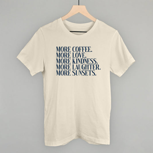 More Coffee More Love graphic tee in Natural