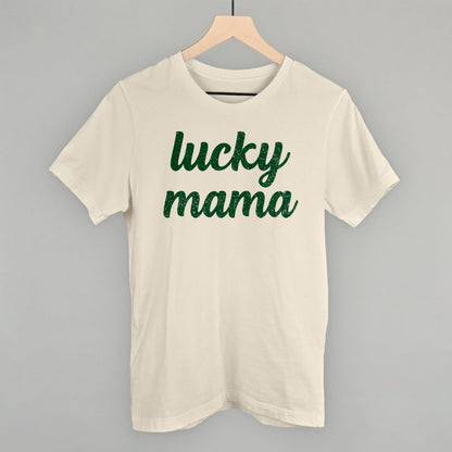 Lucky Mama Funny T-Shirt in Natural – Ivy + Cloth