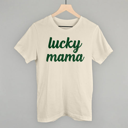 Lucky Mama Funny T-Shirt in Natural – Ivy + Cloth
