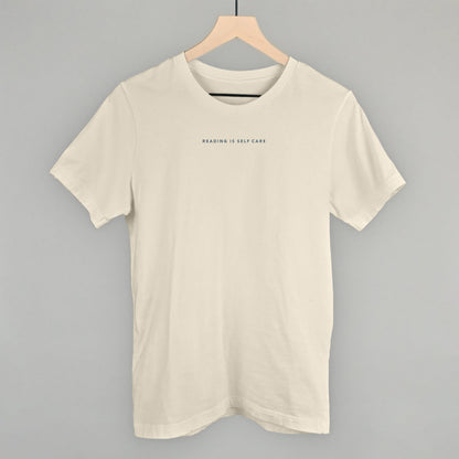 Reading Is Self Care Book Lover graphic tee in Natural