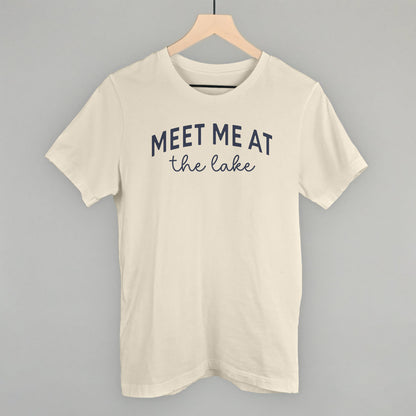 Meet Me At The Lake graphic tee in Natural