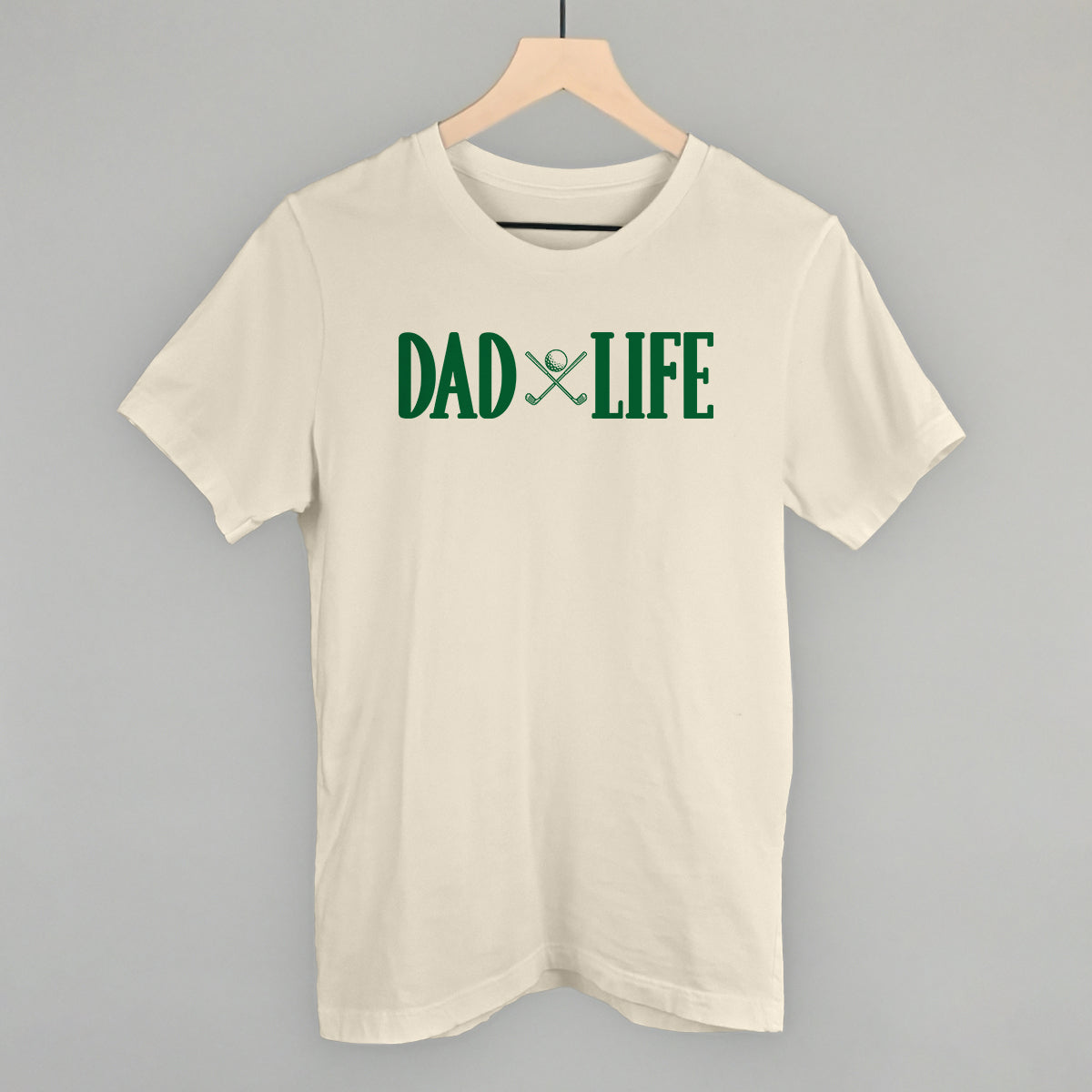 Dad Life Golf Clubs + Ball Funny T-Shirt in Natural – Ivy + Cloth