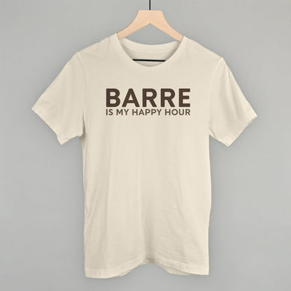 Barre Is My Happy Hour Funny T-Shirt in Natural – Ivy + Cloth