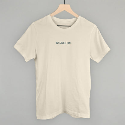 Barre Girl graphic tee in Natural