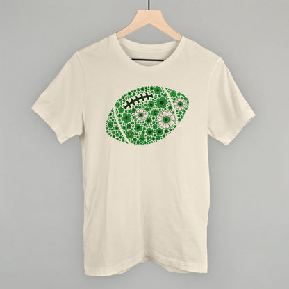 Floral Football Green Funny T-Shirt in Natural – Ivy + Cloth