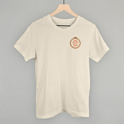 One Stitch At A Time Sewing graphic tee in Natural