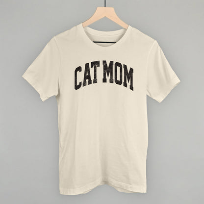 Cat Mom graphic tee in Natural